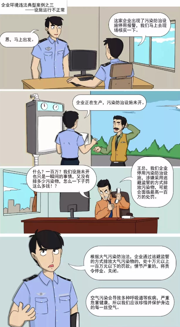 企业工厂环境违法典型案例之——超设施运行不正常 企业工厂环境违法典型案例之——超设施运行不正常